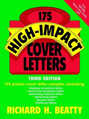 cover image of 175 High-Impact Cover Letters